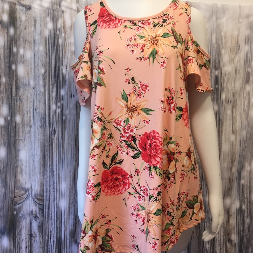 Sale 5 For $25 Reb & J. 220 Cold Shoulder Blouse